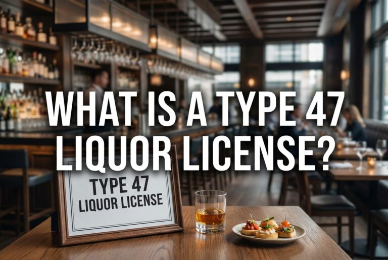 What Is A Type 47 Liquor License California? [2026]